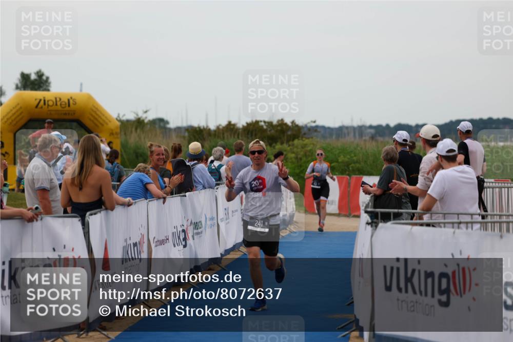 22.06.2025 - Viking Triathlon Michael Strokosch http://msf.ph/oto/8072637 22.06.2025 15:54:18 Ziel 241 meine-sportfotos.de