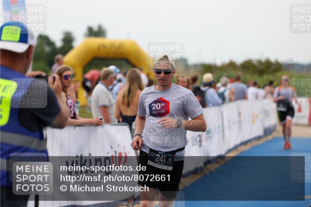 22.06.2025 - Viking Triathlon Michael Strokosch http://msf.ph/oto/8072661 22.06.2025 15:54:20 Ziel 43, 241 meine-sportfotos.de