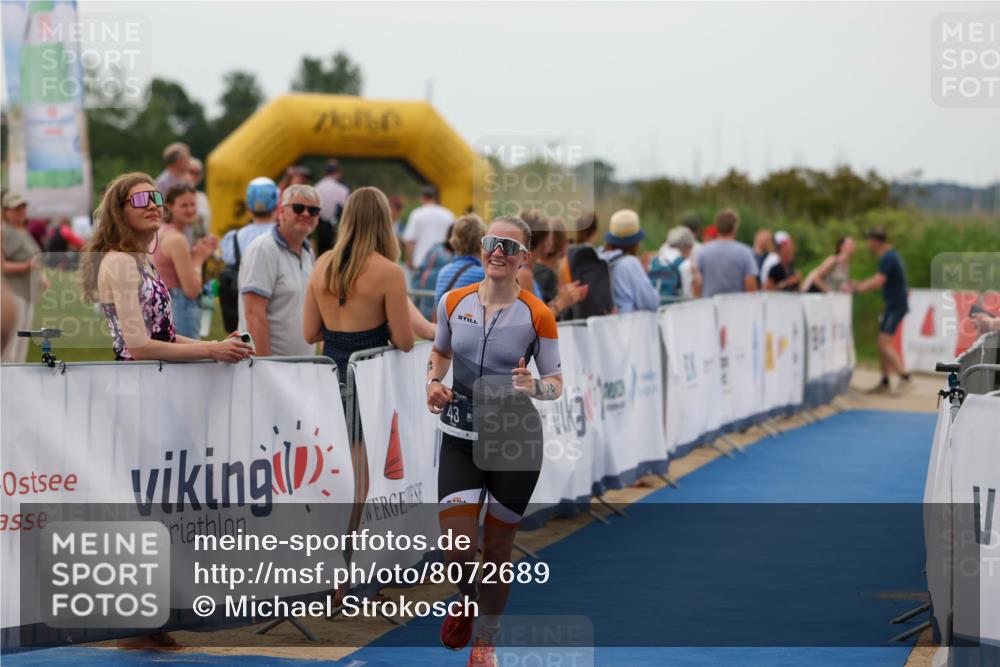 22.06.2025 - Viking Triathlon Michael Strokosch http://msf.ph/oto/8072689 22.06.2025 15:54:24 Ziel 43, 241 meine-sportfotos.de