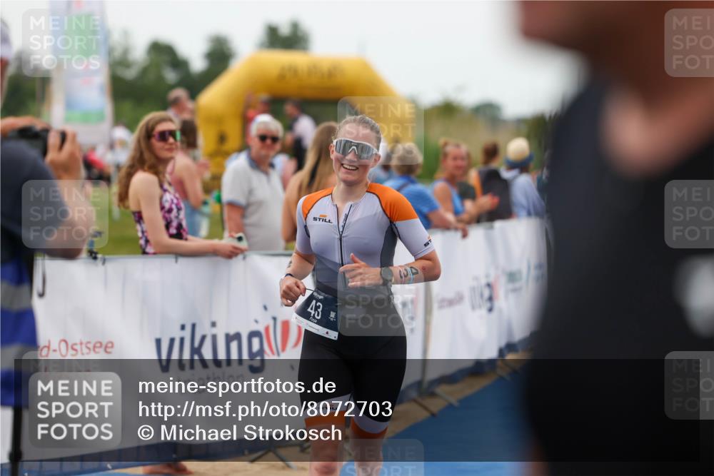 22.06.2025 - Viking Triathlon Michael Strokosch http://msf.ph/oto/8072703 22.06.2025 15:54:25 Ziel 43, 241 meine-sportfotos.de