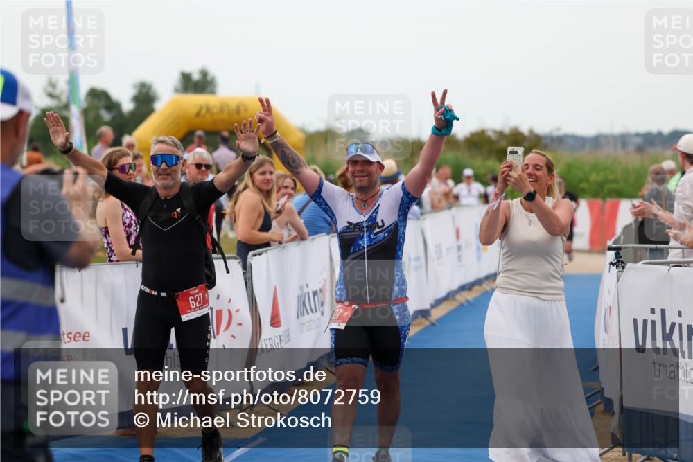 22.06.2025 - Viking Triathlon Michael Strokosch http://msf.ph/oto/8072759 22.06.2025 15:54:48 Ziel 627 meine-sportfotos.de