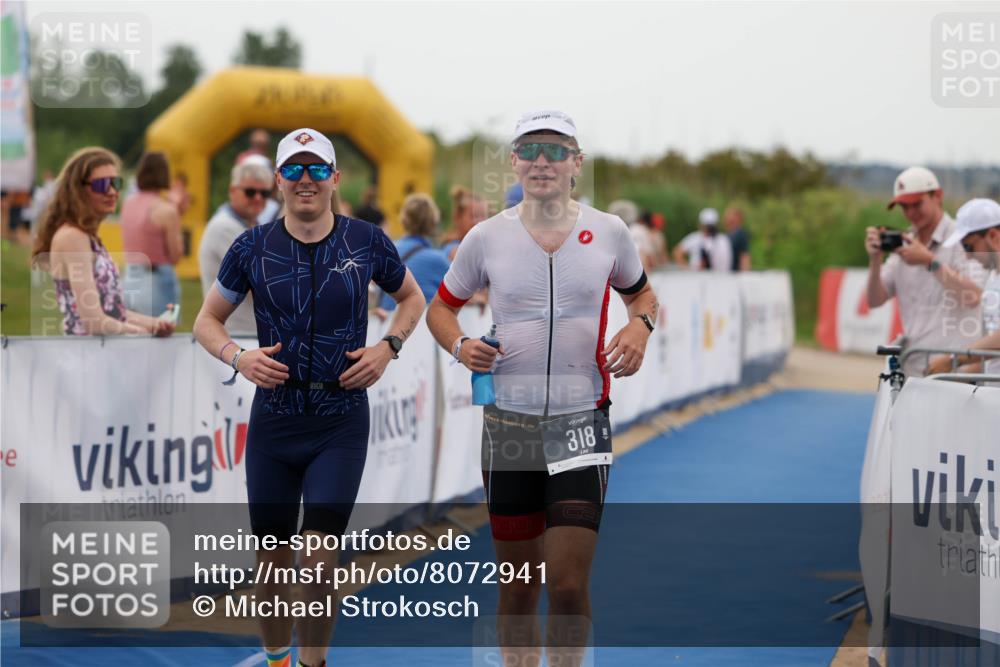 22.06.2025 - Viking Triathlon Michael Strokosch http://msf.ph/oto/8072941 22.06.2025 15:56:59 Ziel 318, 328 meine-sportfotos.de
