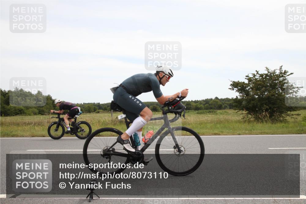 22.06.2025 - Viking Triathlon Yannick Fuchs http://msf.ph/oto/8073110 22.06.2025 12:43:15 Radfahren 40, 291 meine-sportfotos.de