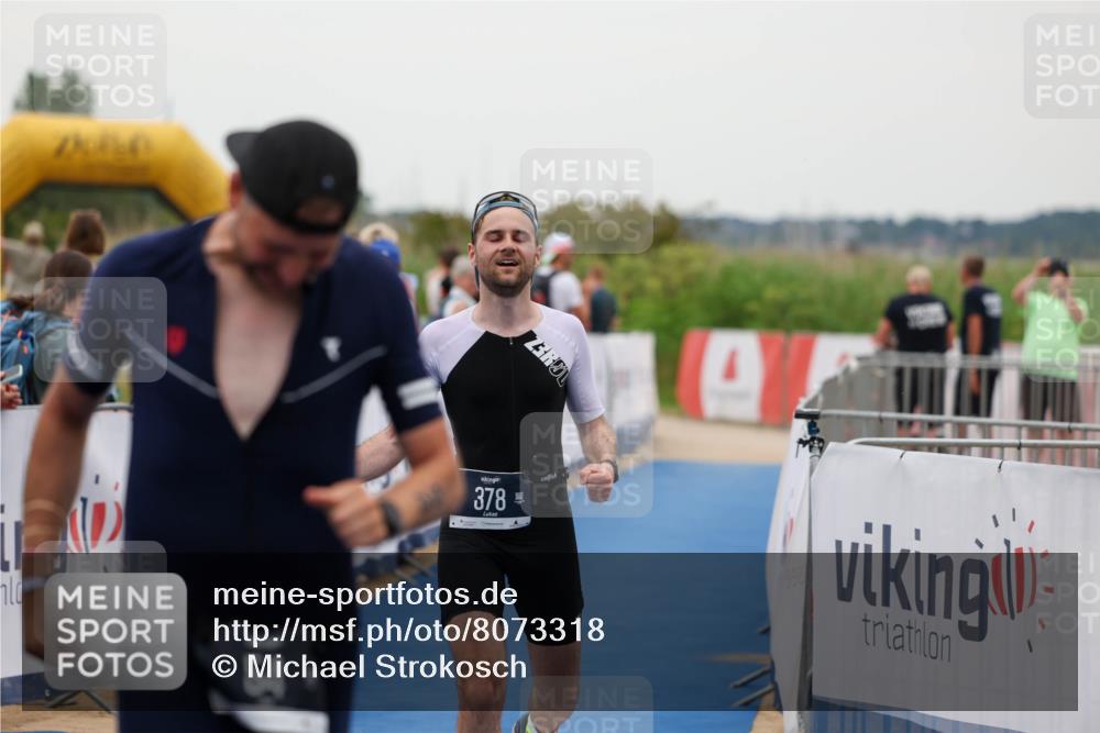 22.06.2025 - Viking Triathlon Michael Strokosch http://msf.ph/oto/8073318 22.06.2025 16:01:13 Ziel 54, 378 meine-sportfotos.de