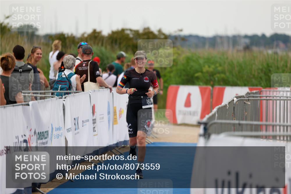22.06.2025 - Viking Triathlon Michael Strokosch http://msf.ph/oto/8073559 22.06.2025 16:02:55 Ziel 183 meine-sportfotos.de