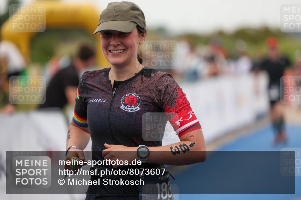 22.06.2025 - Viking Triathlon Michael Strokosch http://msf.ph/oto/8073607 22.06.2025 16:03:00 Ziel 183, 403 meine-sportfotos.de