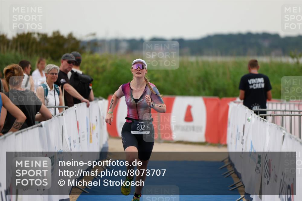 22.06.2025 - Viking Triathlon Michael Strokosch http://msf.ph/oto/8073707 22.06.2025 16:07:30 Ziel 202 meine-sportfotos.de