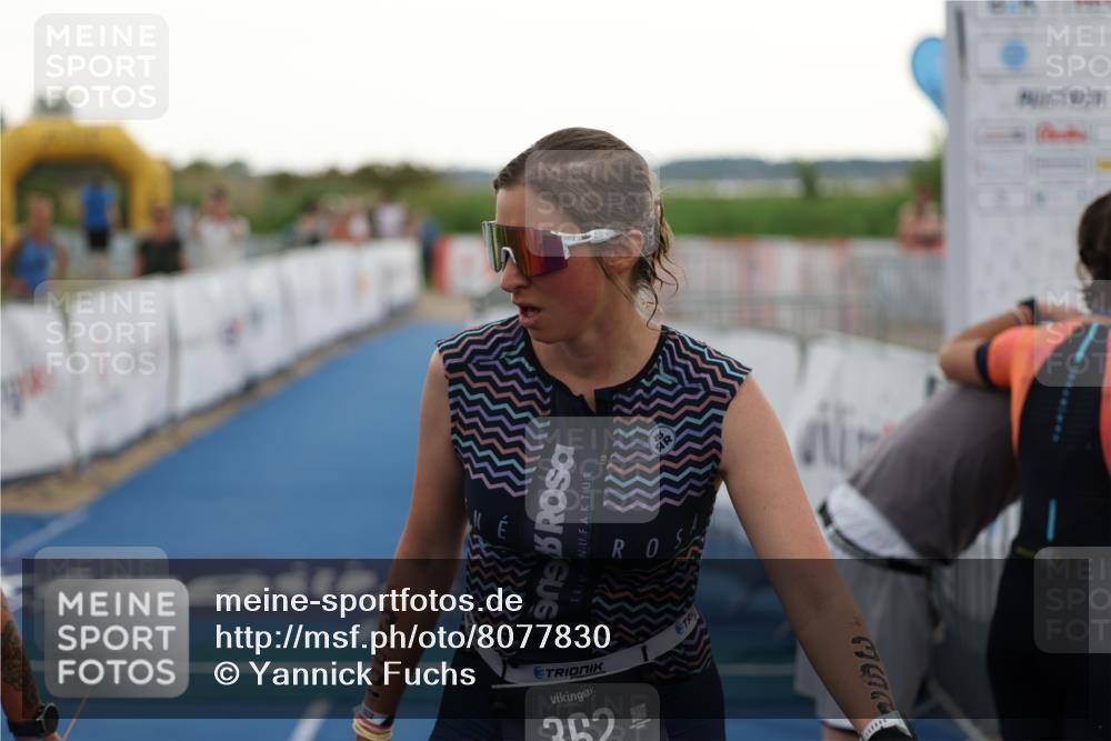 22.06.2025 - Viking Triathlon Yannick Fuchs http://msf.ph/oto/8077830 22.06.2025 16:29:04 Ziel  meine-sportfotos.de