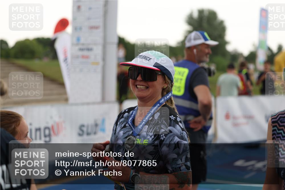 22.06.2025 - Viking Triathlon Yannick Fuchs http://msf.ph/oto/8077865 22.06.2025 16:29:10 Ziel  meine-sportfotos.de