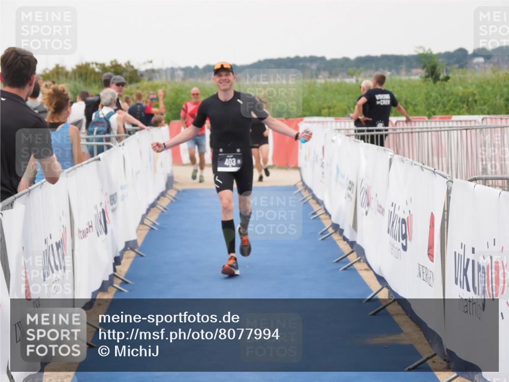 22.06.2025 - Viking Triathlon MichiJ http://msf.ph/oto/8077994 22.06.2025 16:03:01 Ziel 183, 403, 650 meine-sportfotos.de
