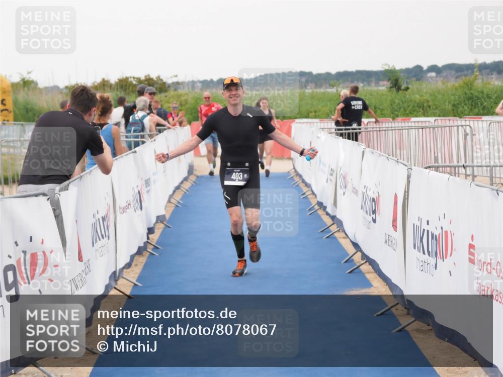 22.06.2025 - Viking Triathlon MichiJ http://msf.ph/oto/8078067 22.06.2025 16:03:02 Ziel 183, 403, 650 meine-sportfotos.de