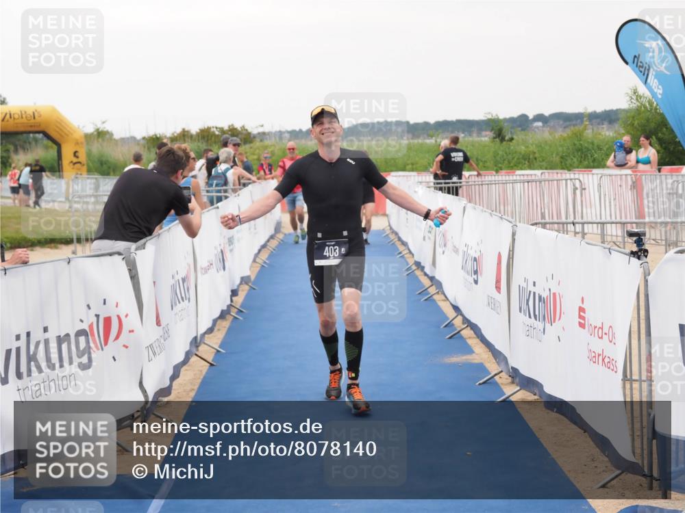 22.06.2025 - Viking Triathlon MichiJ http://msf.ph/oto/8078140 22.06.2025 16:03:02 Ziel 183, 403, 650 meine-sportfotos.de