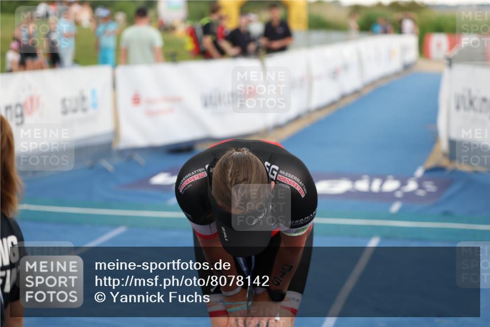 22.06.2025 - Viking Triathlon Yannick Fuchs http://msf.ph/oto/8078142 22.06.2025 16:31:55 Ziel  meine-sportfotos.de