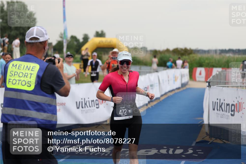 22.06.2025 - Viking Triathlon Yannick Fuchs http://msf.ph/oto/8078227 22.06.2025 16:35:34 Ziel 472 meine-sportfotos.de