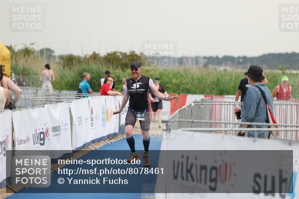 22.06.2025 - Viking Triathlon Yannick Fuchs http://msf.ph/oto/8078461 22.06.2025 16:36:45 Ziel 48 meine-sportfotos.de