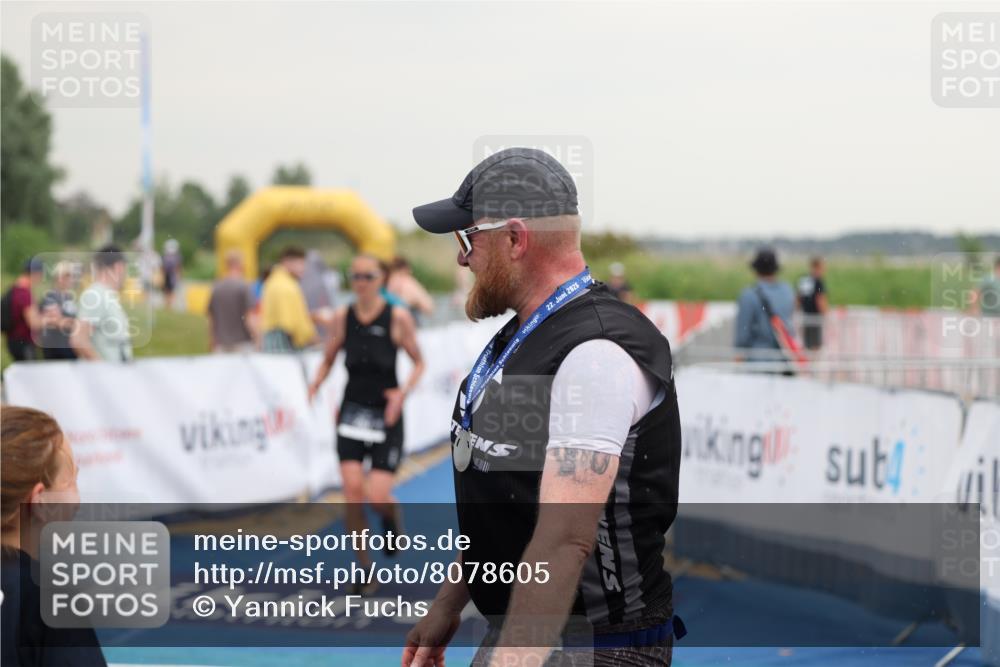22.06.2025 - Viking Triathlon Yannick Fuchs http://msf.ph/oto/8078605 22.06.2025 16:36:58 Ziel 240, 267 meine-sportfotos.de