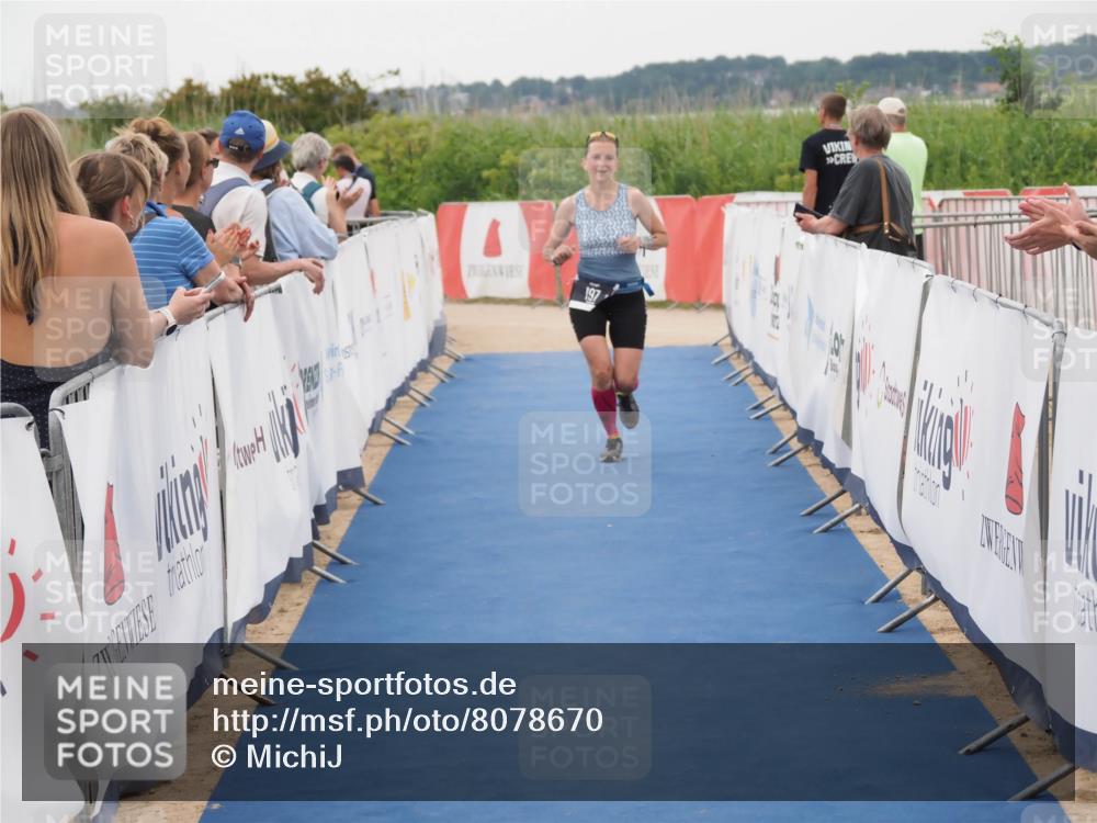 22.06.2025 - Viking Triathlon MichiJ http://msf.ph/oto/8078670 22.06.2025 15:55:59 Ziel 197 meine-sportfotos.de