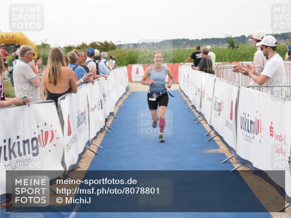 22.06.2025 - Viking Triathlon MichiJ http://msf.ph/oto/8078801 22.06.2025 15:56:01 Ziel 197 meine-sportfotos.de