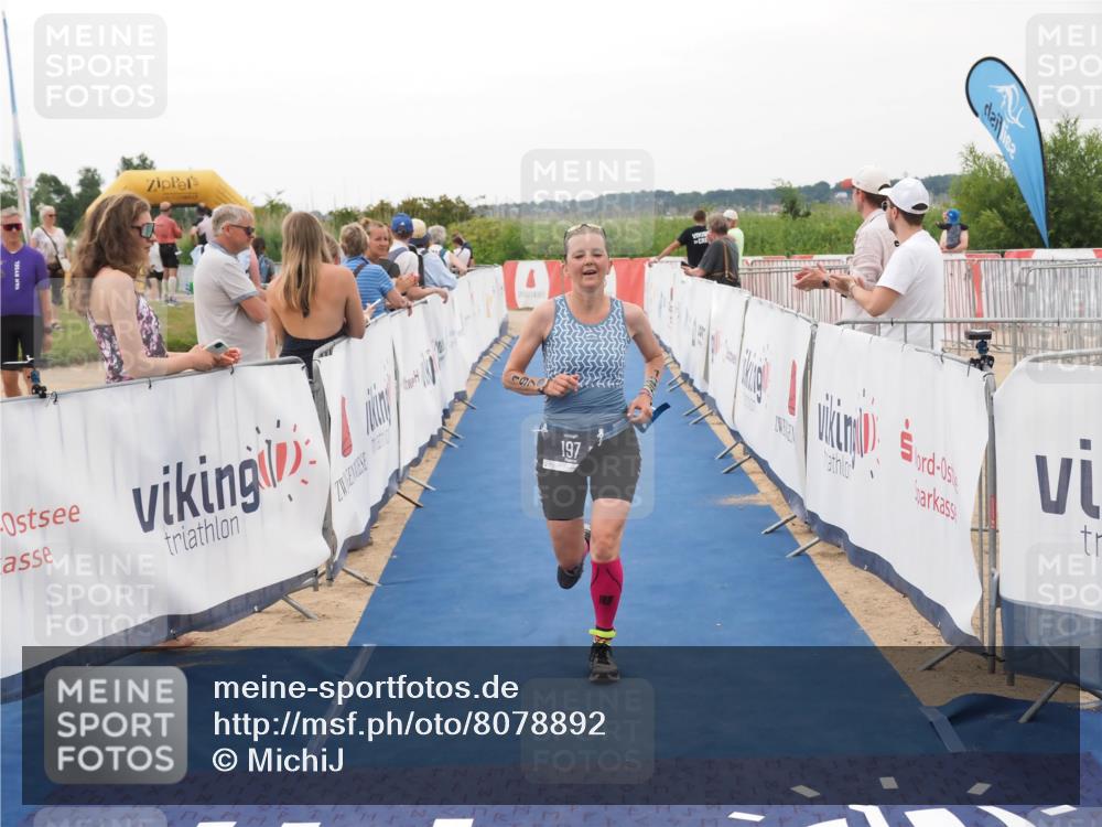 22.06.2025 - Viking Triathlon MichiJ http://msf.ph/oto/8078892 22.06.2025 15:56:02 Ziel 197 meine-sportfotos.de