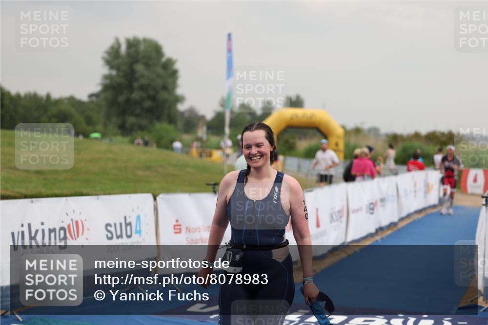 22.06.2025 - Viking Triathlon Yannick Fuchs http://msf.ph/oto/8078983 22.06.2025 16:39:21 Ziel 140, 156 meine-sportfotos.de