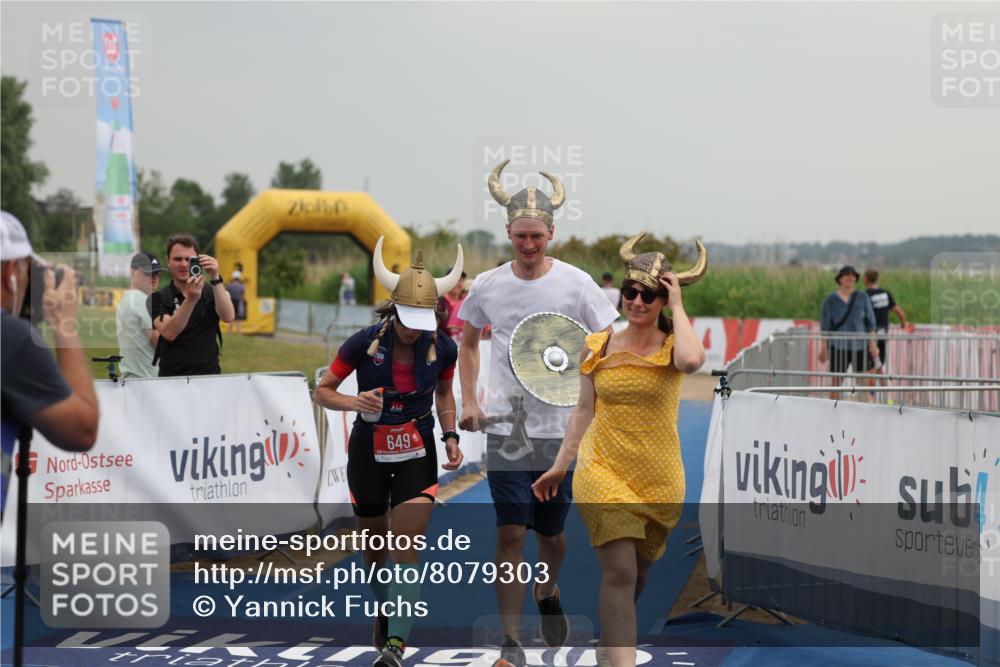 22.06.2025 - Viking Triathlon Yannick Fuchs http://msf.ph/oto/8079303 22.06.2025 16:40:58 Ziel 649 meine-sportfotos.de