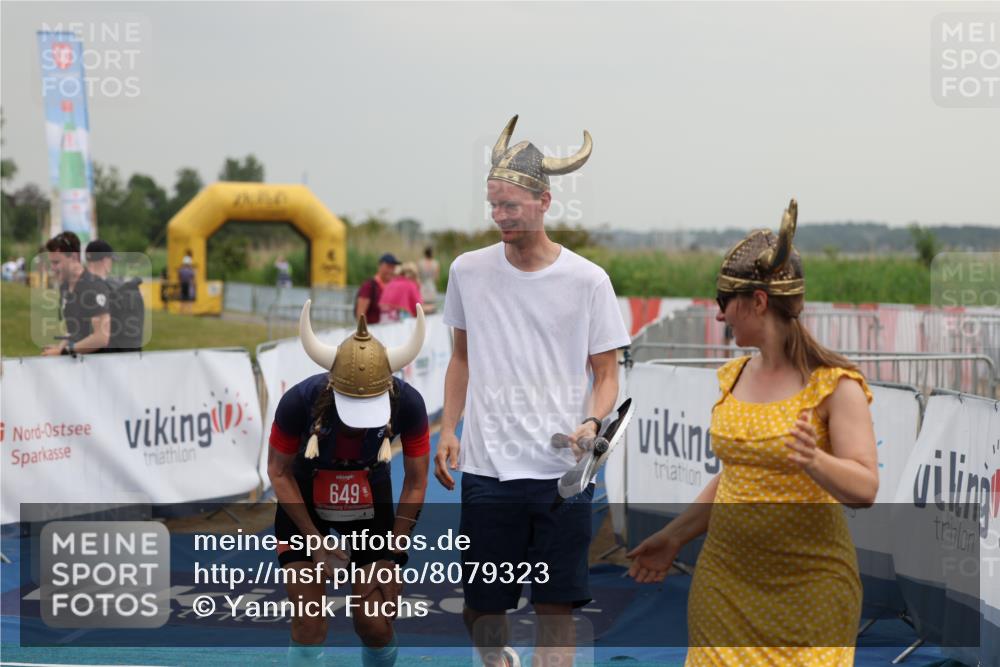 22.06.2025 - Viking Triathlon Yannick Fuchs http://msf.ph/oto/8079323 22.06.2025 16:40:59 Ziel 649 meine-sportfotos.de