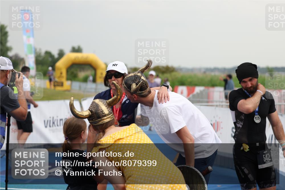 22.06.2025 - Viking Triathlon Yannick Fuchs http://msf.ph/oto/8079399 22.06.2025 16:41:25 Ziel 441 meine-sportfotos.de