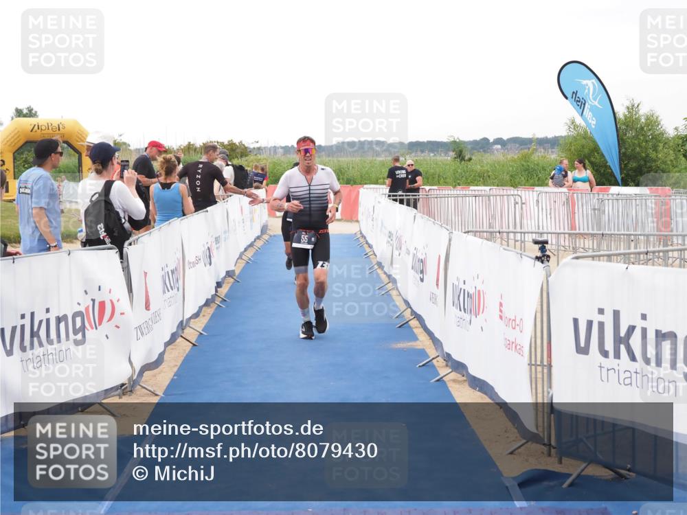 22.06.2025 - Viking Triathlon MichiJ http://msf.ph/oto/8079430 22.06.2025 16:04:22 Ziel 55, 453 meine-sportfotos.de
