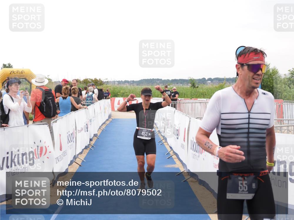 22.06.2025 - Viking Triathlon MichiJ http://msf.ph/oto/8079502 22.06.2025 16:04:25 Ziel 55, 453 meine-sportfotos.de