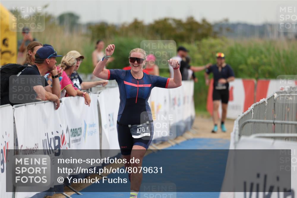 22.06.2025 - Viking Triathlon Yannick Fuchs http://msf.ph/oto/8079631 22.06.2025 16:44:50 Ziel 470 meine-sportfotos.de