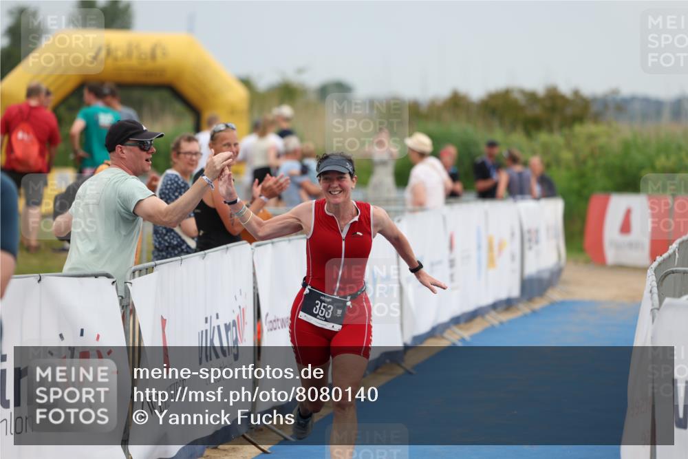 22.06.2025 - Viking Triathlon Yannick Fuchs http://msf.ph/oto/8080140 22.06.2025 16:50:57 Ziel 213, 353 meine-sportfotos.de