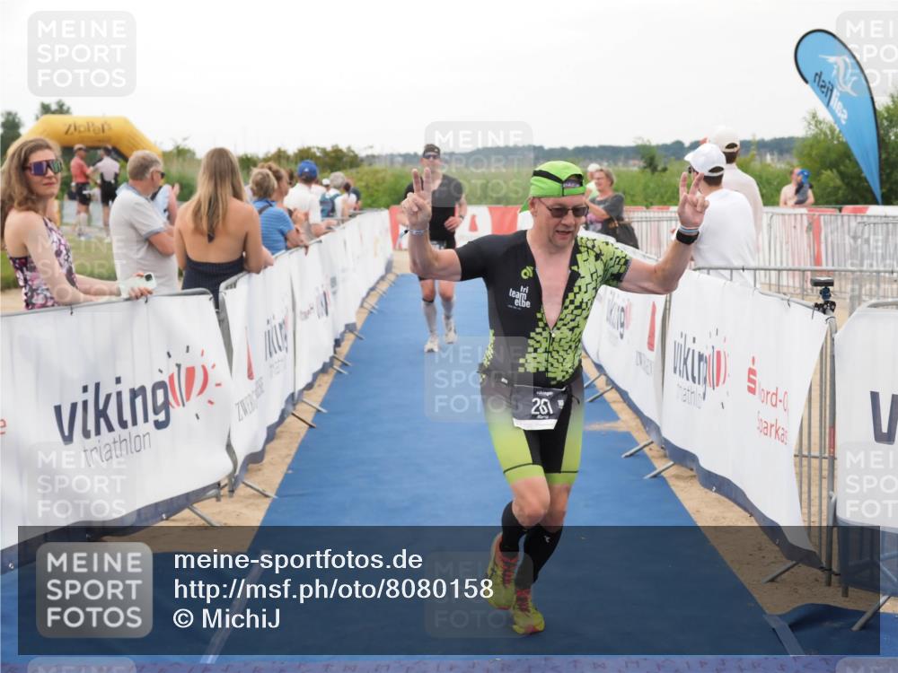 22.06.2025 - Viking Triathlon MichiJ http://msf.ph/oto/8080158 22.06.2025 15:56:41 Ziel 261, 306 meine-sportfotos.de