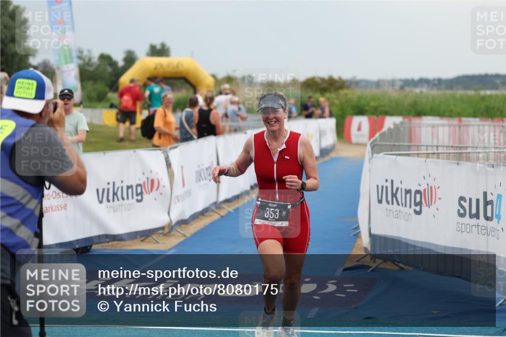 22.06.2025 - Viking Triathlon Yannick Fuchs http://msf.ph/oto/8080175 22.06.2025 16:50:59 Ziel 213, 353 meine-sportfotos.de