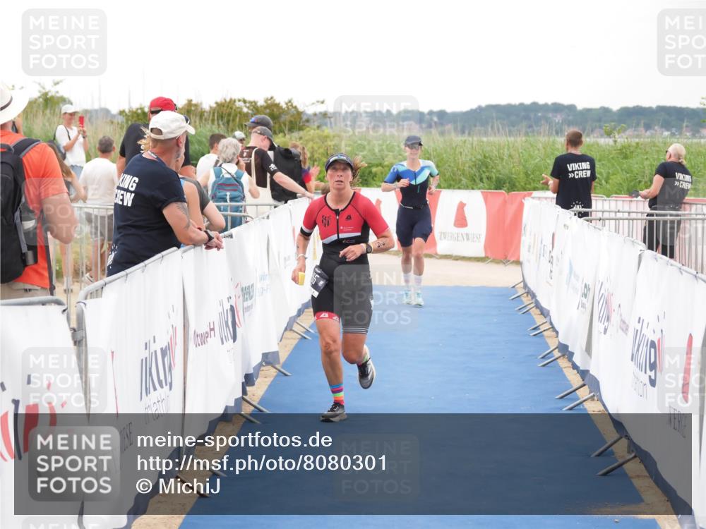 22.06.2025 - Viking Triathlon MichiJ http://msf.ph/oto/8080301 22.06.2025 16:05:57 Ziel 123, 155 meine-sportfotos.de