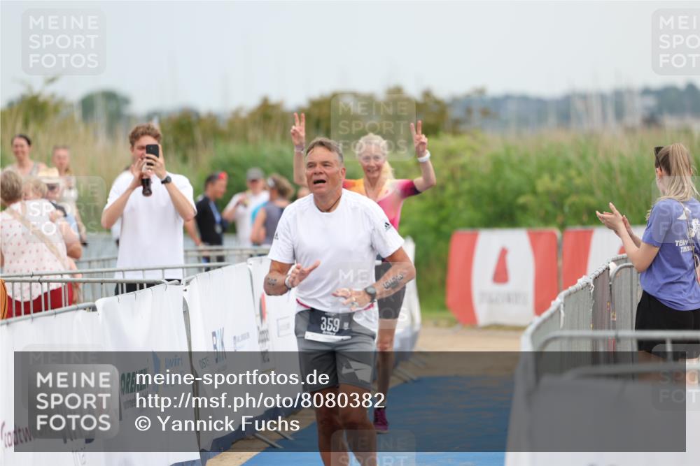 22.06.2025 - Viking Triathlon Yannick Fuchs http://msf.ph/oto/8080382 22.06.2025 16:53:34 Ziel 359, 436 meine-sportfotos.de