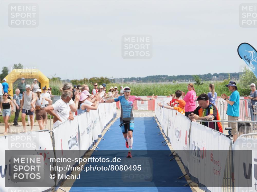 22.06.2025 - Viking Triathlon MichiJ http://msf.ph/oto/8080495 22.06.2025 14:20:33 Ziel 9 meine-sportfotos.de
