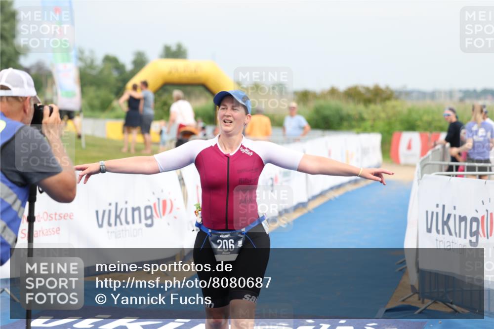 22.06.2025 - Viking Triathlon Yannick Fuchs http://msf.ph/oto/8080687 22.06.2025 17:00:52 Ziel 206 meine-sportfotos.de