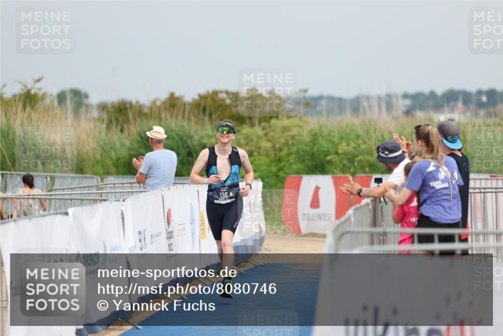 22.06.2025 - Viking Triathlon Yannick Fuchs http://msf.ph/oto/8080746 22.06.2025 17:02:50 Ziel 136 meine-sportfotos.de