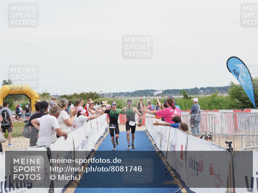 22.06.2025 - Viking Triathlon MichiJ http://msf.ph/oto/8081746 22.06.2025 14:28:05 Ziel 198, 287, 534 meine-sportfotos.de