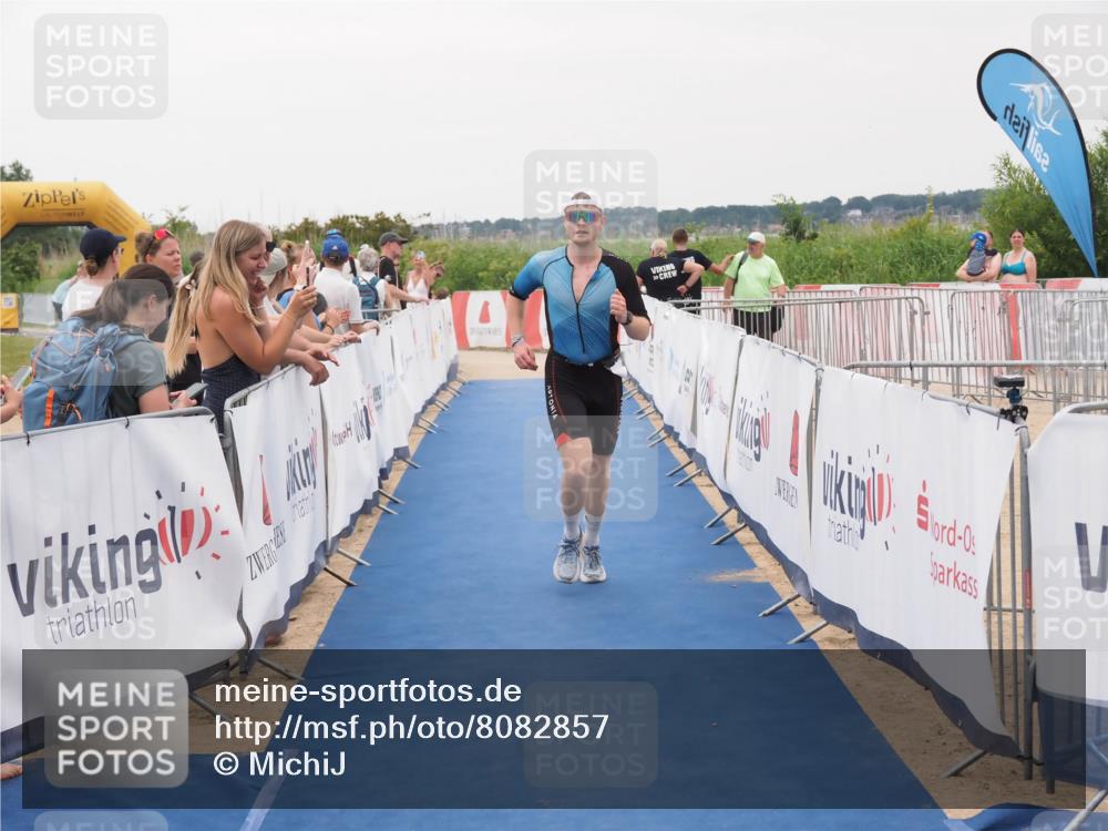 22.06.2025 - Viking Triathlon MichiJ http://msf.ph/oto/8082857 22.06.2025 16:01:46 Ziel 121 meine-sportfotos.de