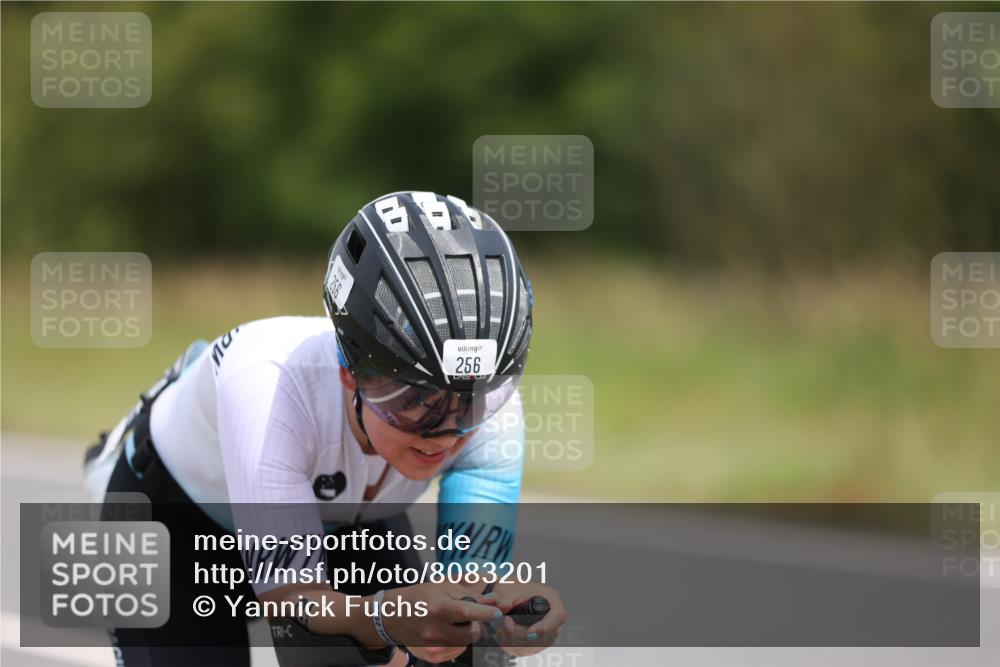 22.06.2025 - Viking Triathlon Yannick Fuchs http://msf.ph/oto/8083201 22.06.2025 12:28:21 Radfahren 256, 258, 289, 347, 367, 648 meine-sportfotos.de