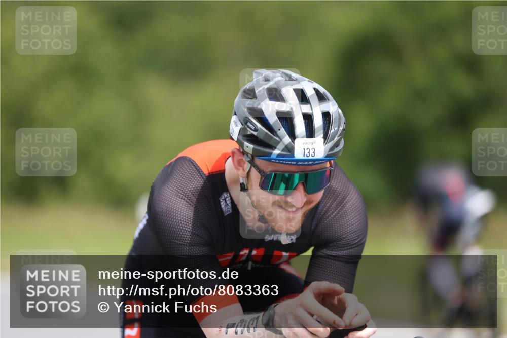 22.06.2025 - Viking Triathlon Yannick Fuchs http://msf.ph/oto/8083363 22.06.2025 12:29:39 Radfahren 84, 85, 133, 185, 200, 420, 632 meine-sportfotos.de