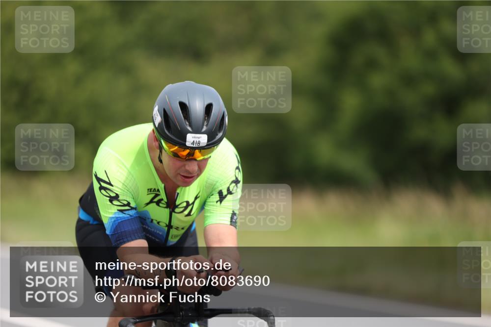 22.06.2025 - Viking Triathlon Yannick Fuchs http://msf.ph/oto/8083690 22.06.2025 12:31:14 Radfahren 110, 247, 418, 603 meine-sportfotos.de