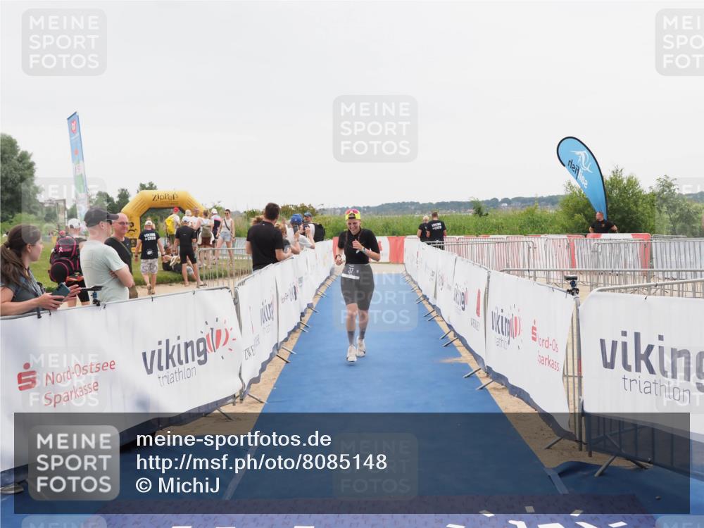 22.06.2025 - Viking Triathlon MichiJ http://msf.ph/oto/8085148 22.06.2025 16:13:15 Ziel 37 meine-sportfotos.de