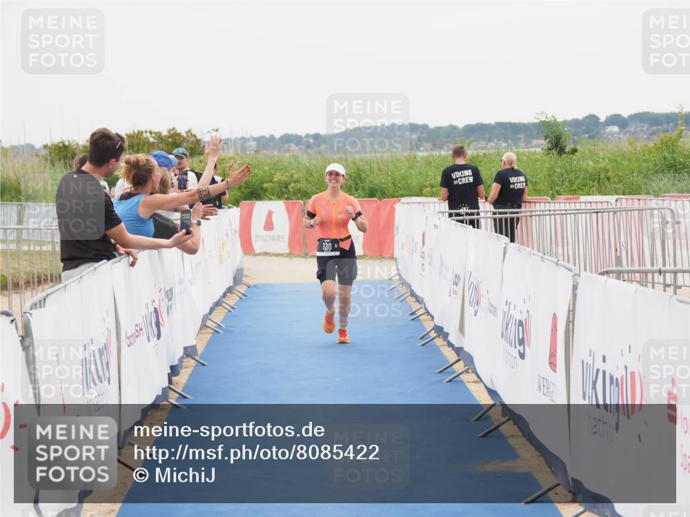 22.06.2025 - Viking Triathlon MichiJ http://msf.ph/oto/8085422 22.06.2025 16:13:27 Ziel 130 meine-sportfotos.de