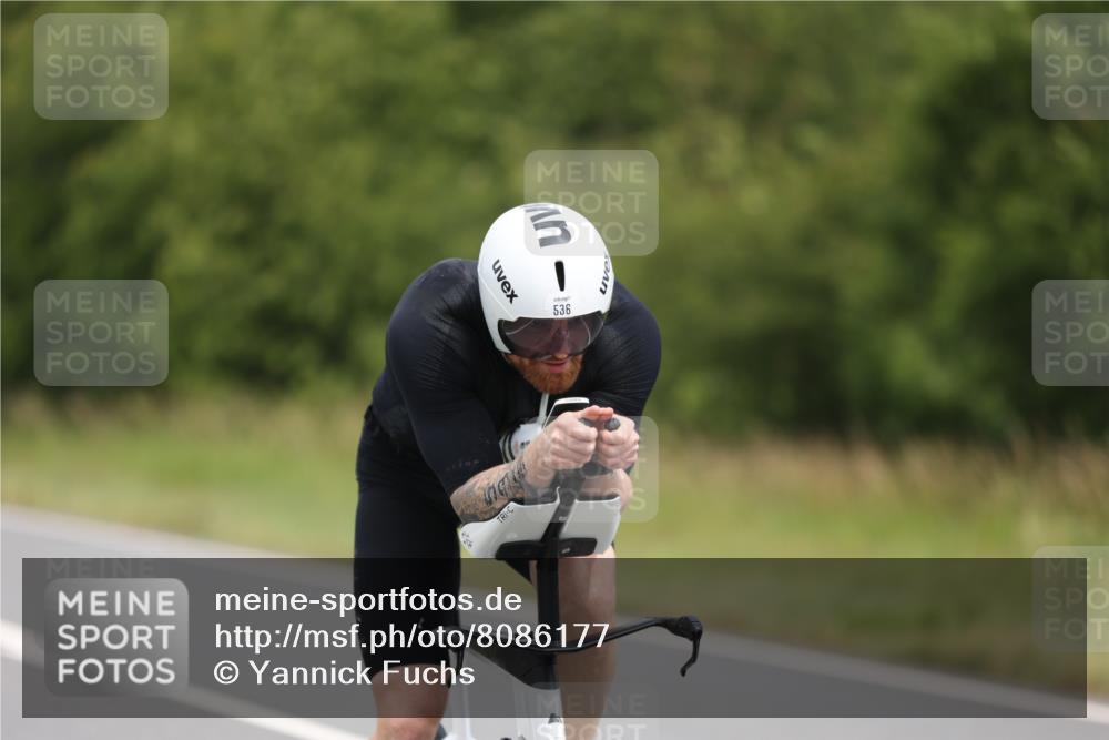 22.06.2025 - Viking Triathlon Yannick Fuchs http://msf.ph/oto/8086177 22.06.2025 12:42:42 Radfahren 128, 536 meine-sportfotos.de