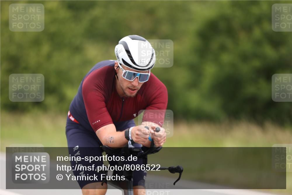 22.06.2025 - Viking Triathlon Yannick Fuchs http://msf.ph/oto/8086522 22.06.2025 12:44:43 Radfahren 53 meine-sportfotos.de