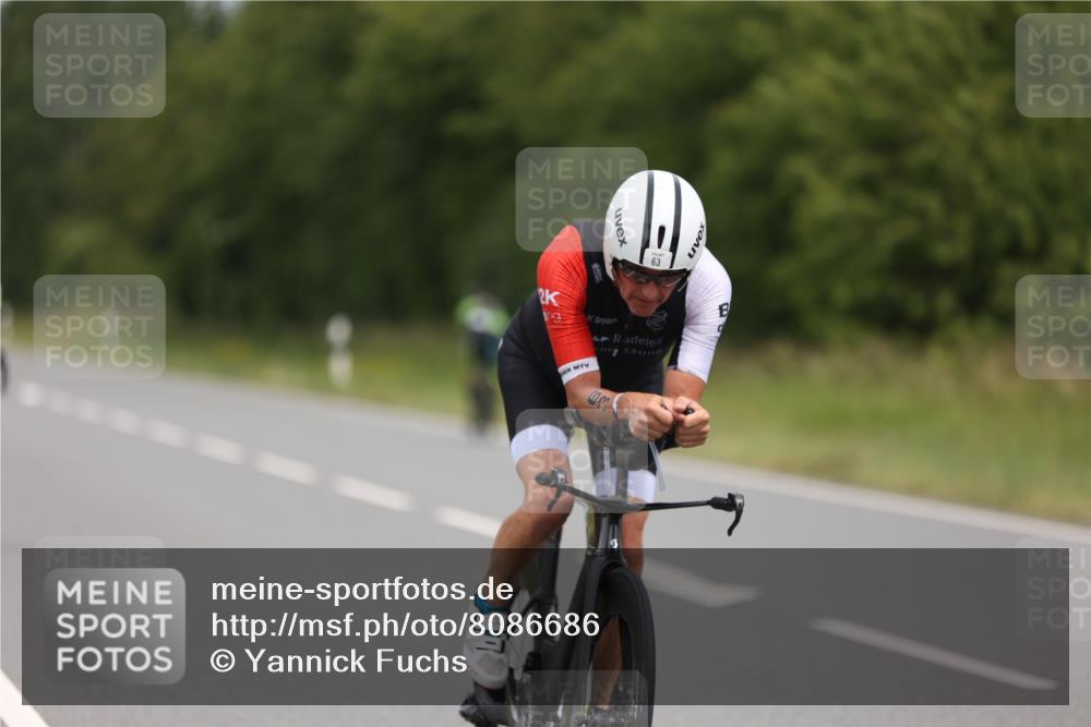 22.06.2025 - Viking Triathlon Yannick Fuchs http://msf.ph/oto/8086686 22.06.2025 12:46:13 Radfahren 63, 236, 459 meine-sportfotos.de