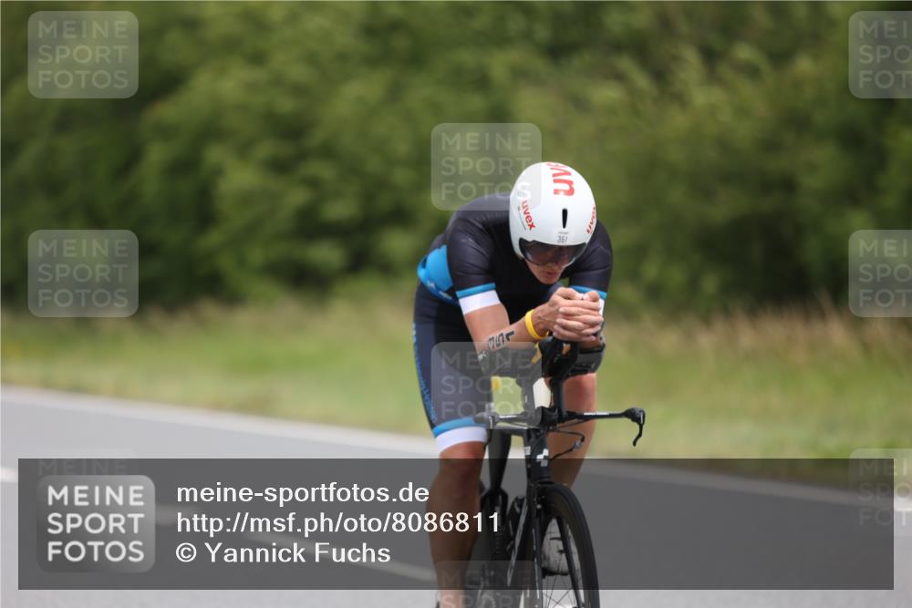 22.06.2025 - Viking Triathlon Yannick Fuchs http://msf.ph/oto/8086811 22.06.2025 12:46:44 Radfahren 127, 135, 219, 351, 431, 439, 532 meine-sportfotos.de