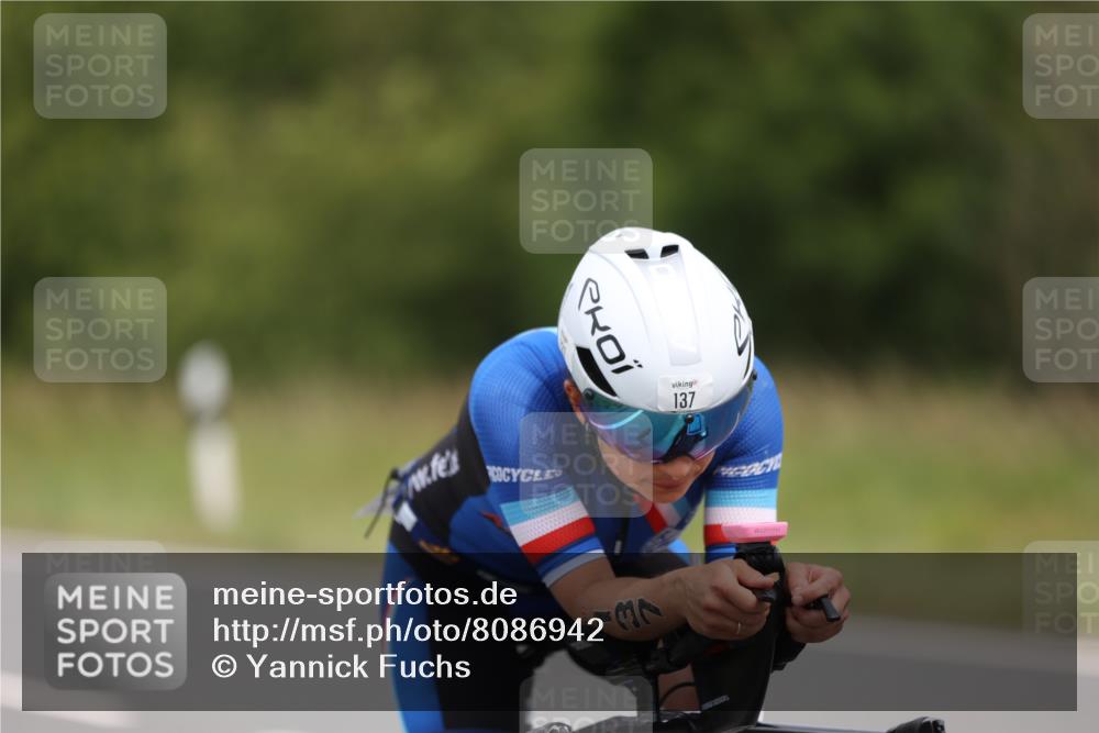 22.06.2025 - Viking Triathlon Yannick Fuchs http://msf.ph/oto/8086942 22.06.2025 12:47:28 Radfahren 137, 223, 224, 282, 343, 410 meine-sportfotos.de
